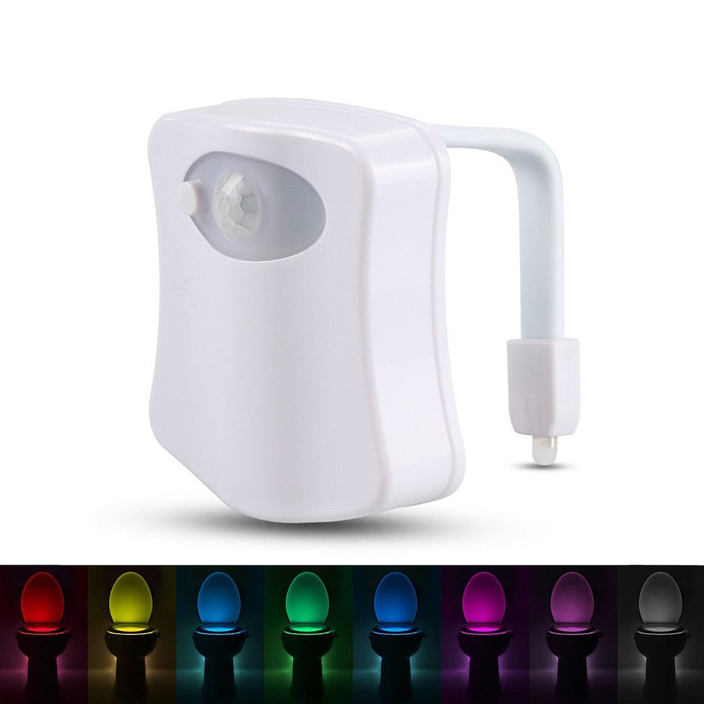 Smart Toilet Seat with Motion Sensor and Night Light