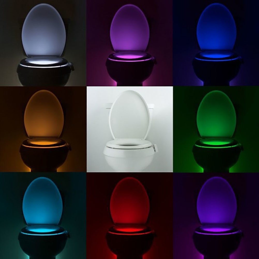 Smart Toilet Seat with Motion Sensor and Night Light