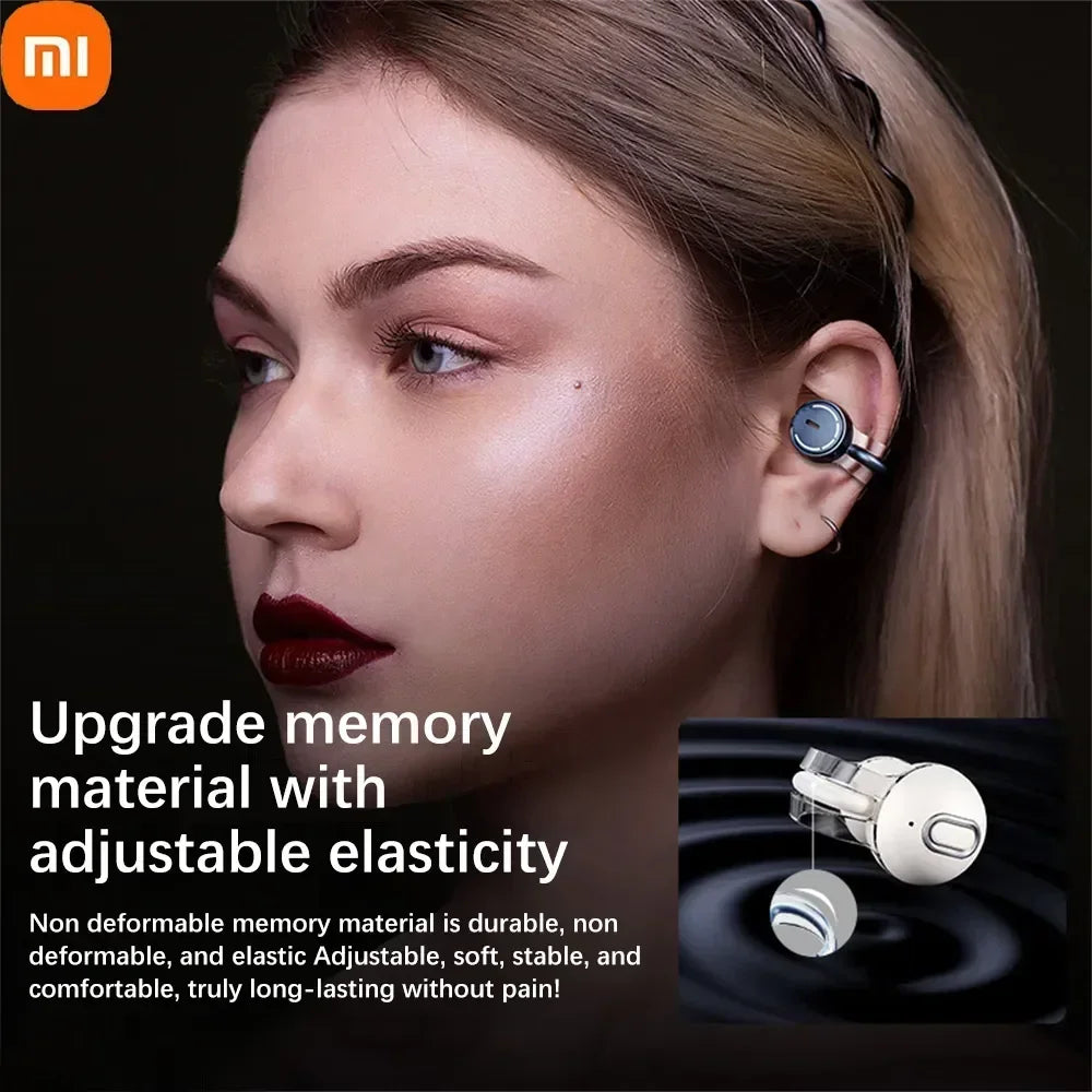 Xiaomi Wireless Bluetooth5.3 Earphones Earclip TWS Bone Conduction Headphones 360°ACS Sound Sport Earbuds Headset Gamer with Mic