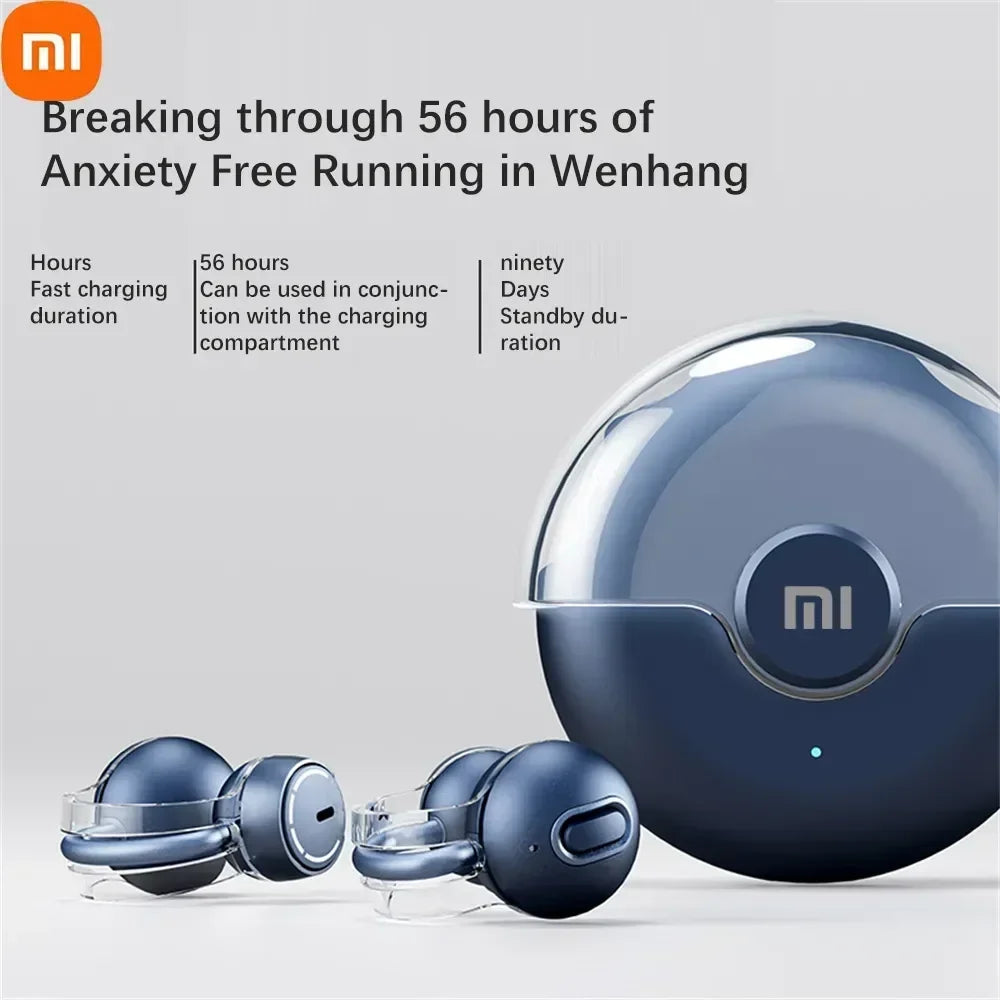 Xiaomi Wireless Bluetooth5.3 Earphones Earclip TWS Bone Conduction Headphones 360°ACS Sound Sport Earbuds Headset Gamer with Mic