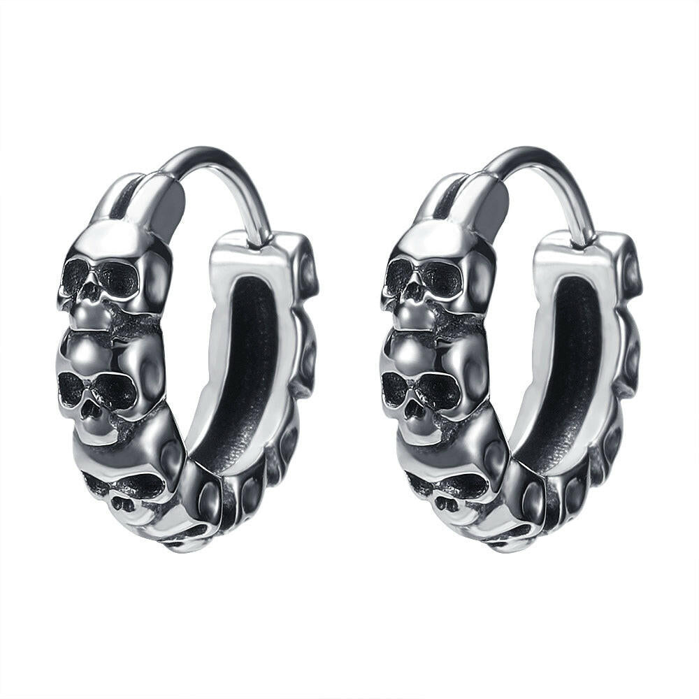Punk Rock Round Earrings