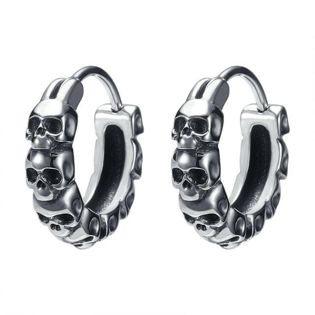 Punk Rock Round Earrings