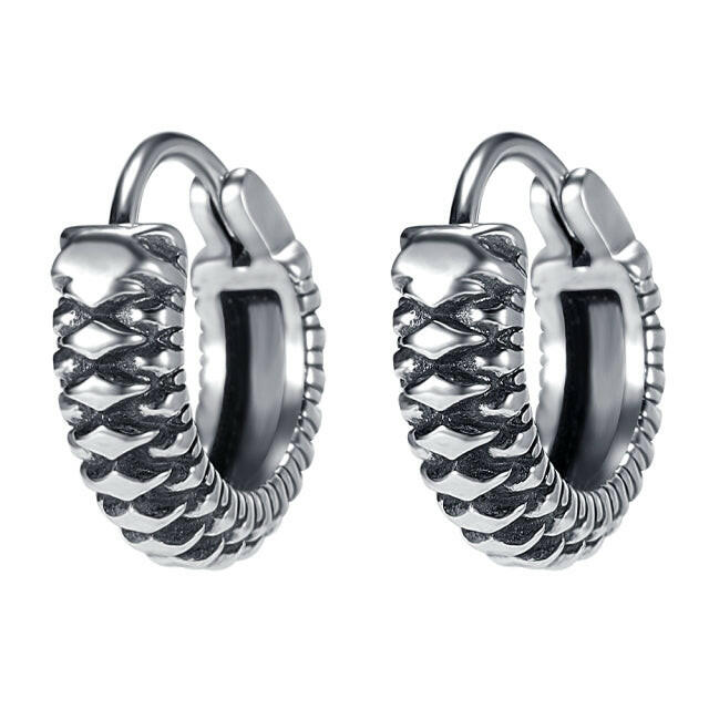 Punk Rock Round Earrings