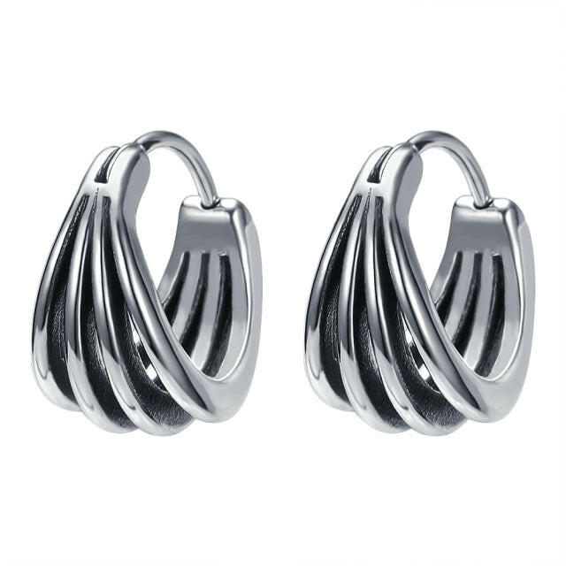 Punk Rock Round Earrings