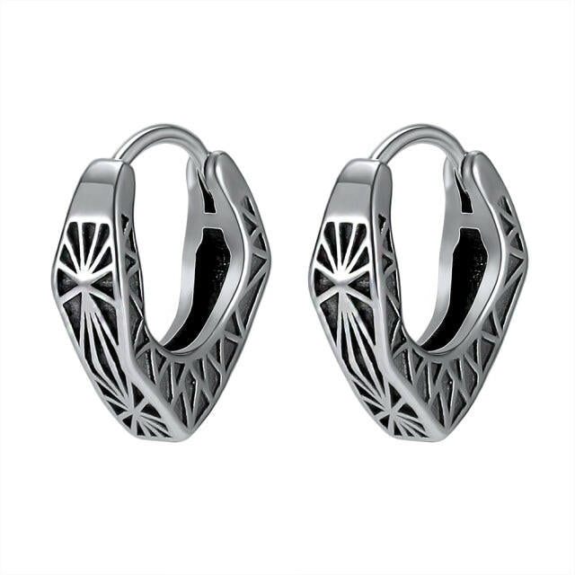 Punk Rock Round Earrings